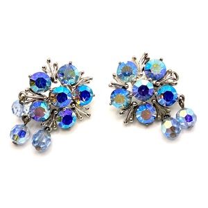 Vintage CORA Signed Clip on Earrings 70's 80's 90's Estate Jewelry ✨  H002